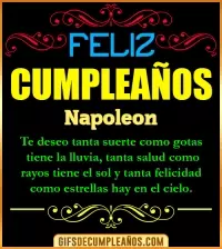 GIF Frases de Cumpleaños Napoleon